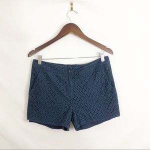 Cynthia Rowley Textured Blue Short…